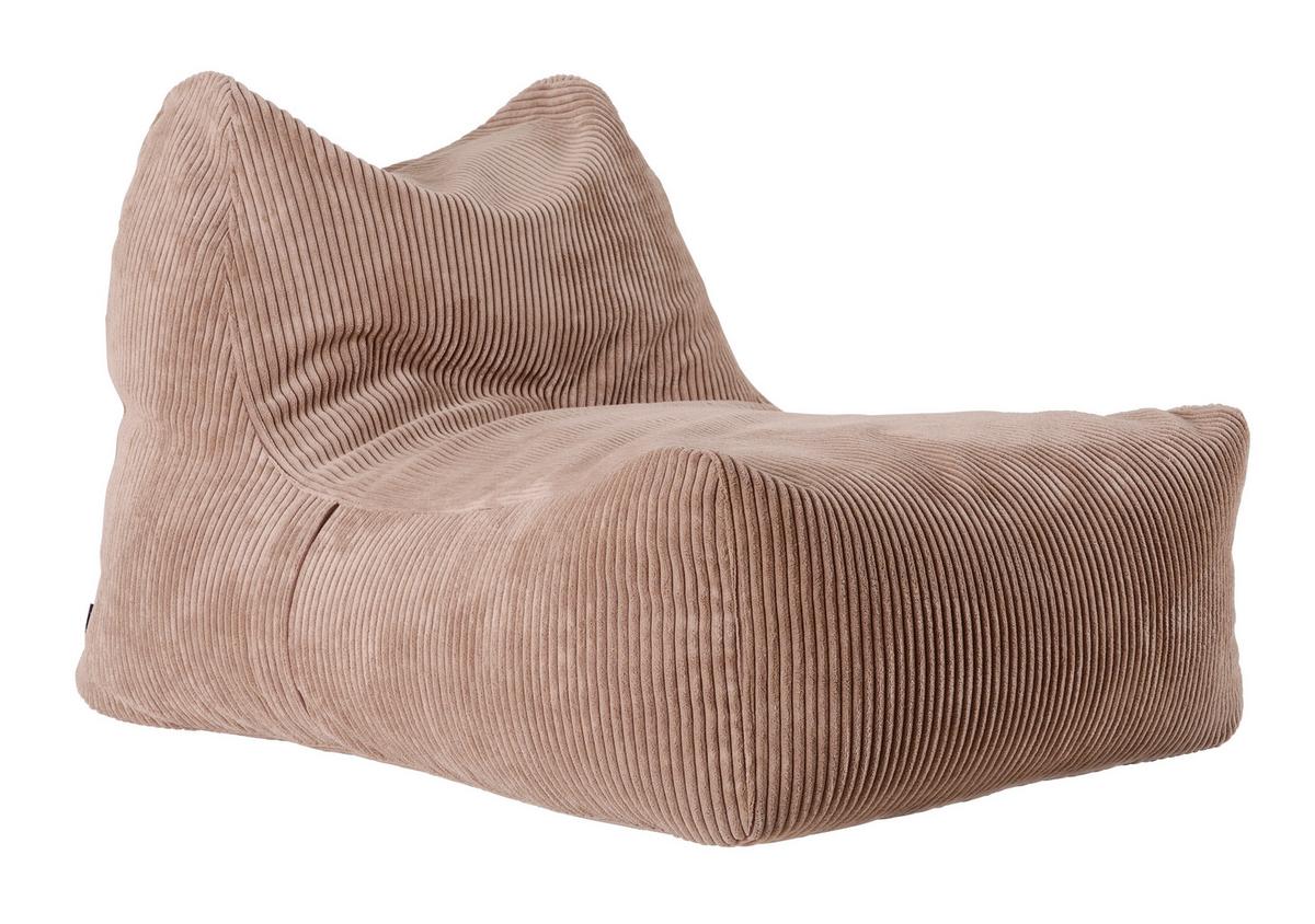 Sitzsack Hellbraun B: 83cm - Hellbraun, Trend, Textil (83/70/120cm) - Livetastic