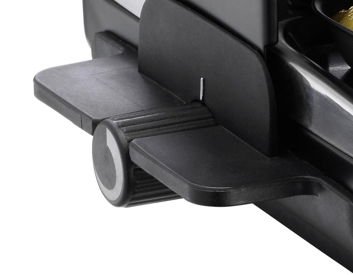 Raclette Hot Stone Mit Kunststein + 8 Grillpfännchen - Schwarz/Grau, Design, Kunststoff/Stein (45,5/27/15,5cm) - Trisa Electronics