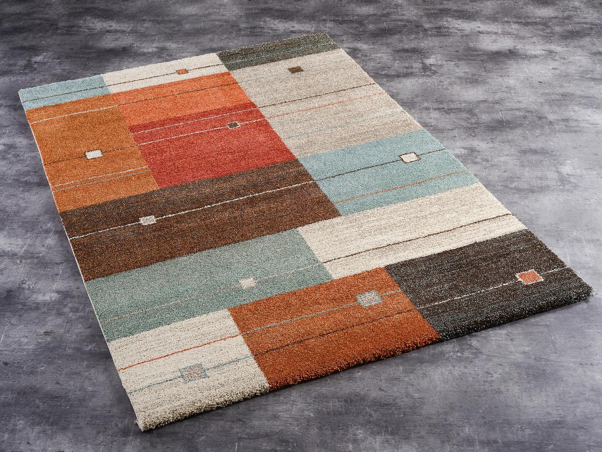 Webteppich Terra Cotta Palazzo Alto 65x130 cm - Terracotta, Design, Textil (65/130cm) - Novel