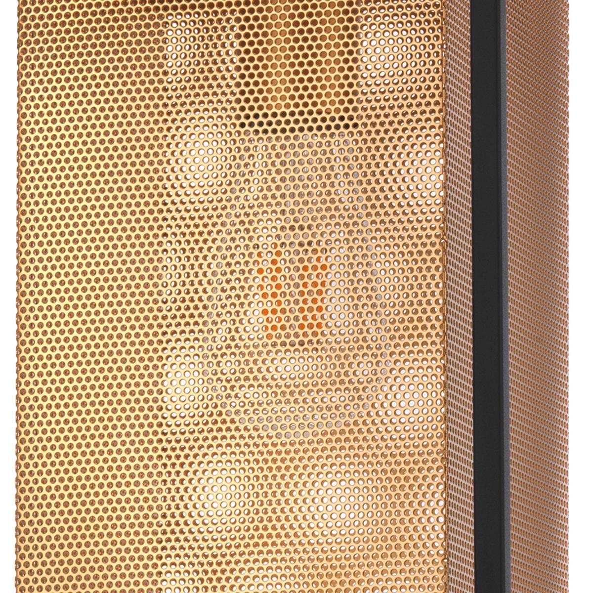 Hängeleuchte 4980/s1 - Goldfarben/Schwarz, Design, Metall (20/20/110cm)