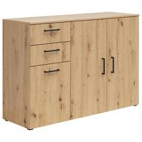 KOMODA Multistauraum - černá/antracitová, Moderní, kompozitní dřevo/plast (120/83/40cm)