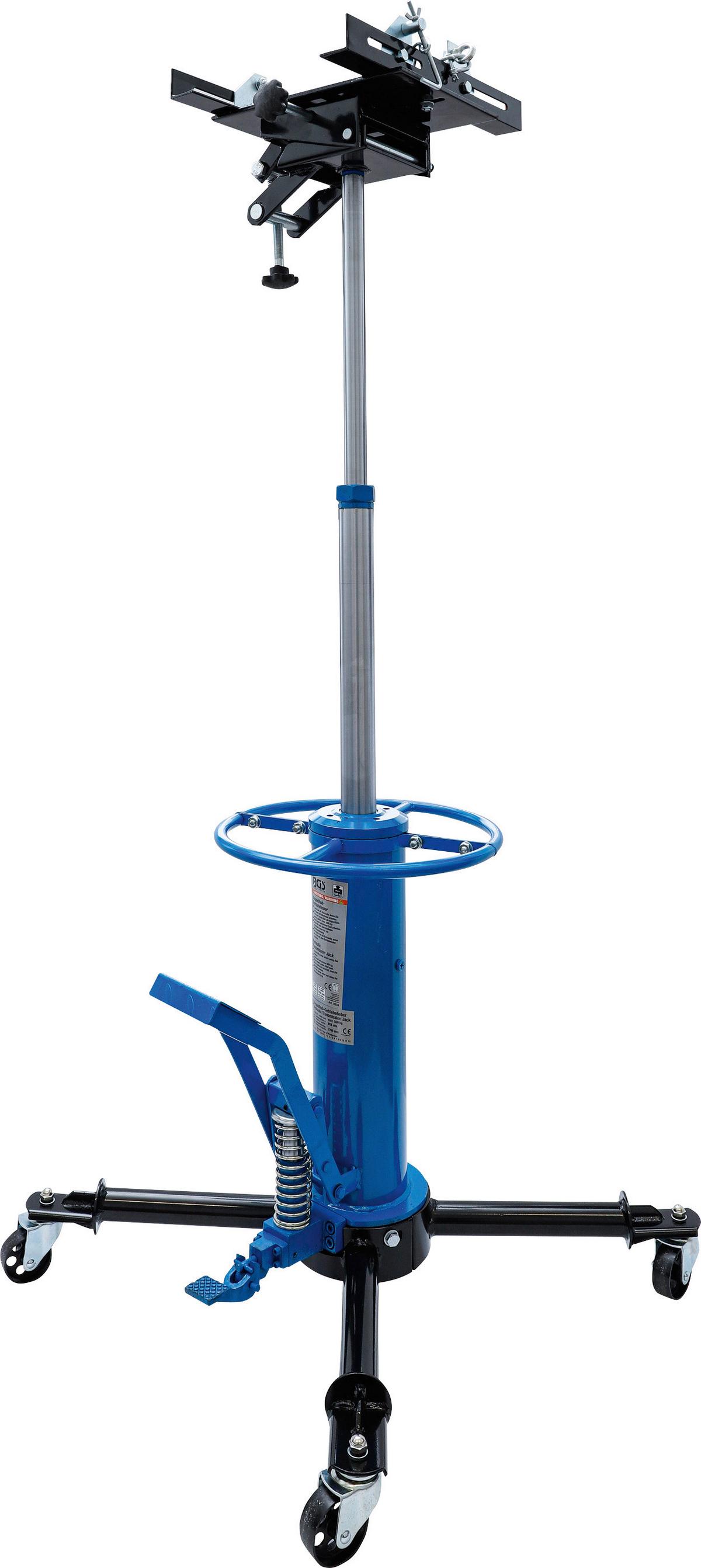 Schwerlast-Getriebeheber Doppelhub - Blau/Schwarz, Basics (56/37/89cm)