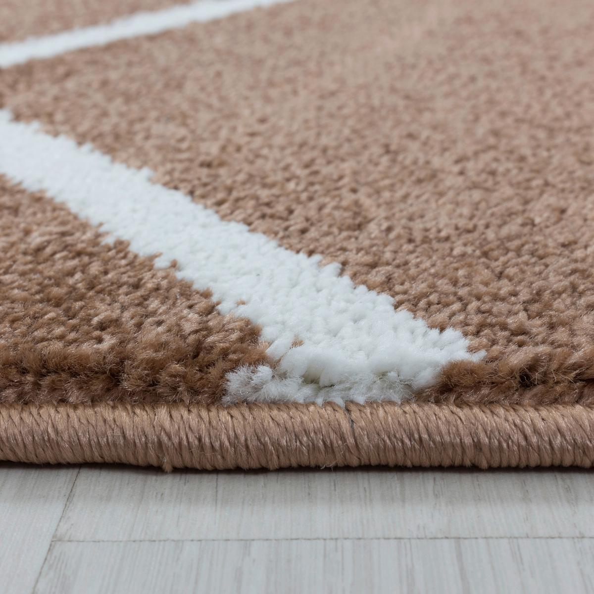 Hochflor Teppich Kupferfarben Rio 140x200 Cm - Kupferfarben, Basics, Textil (140/200cm)
