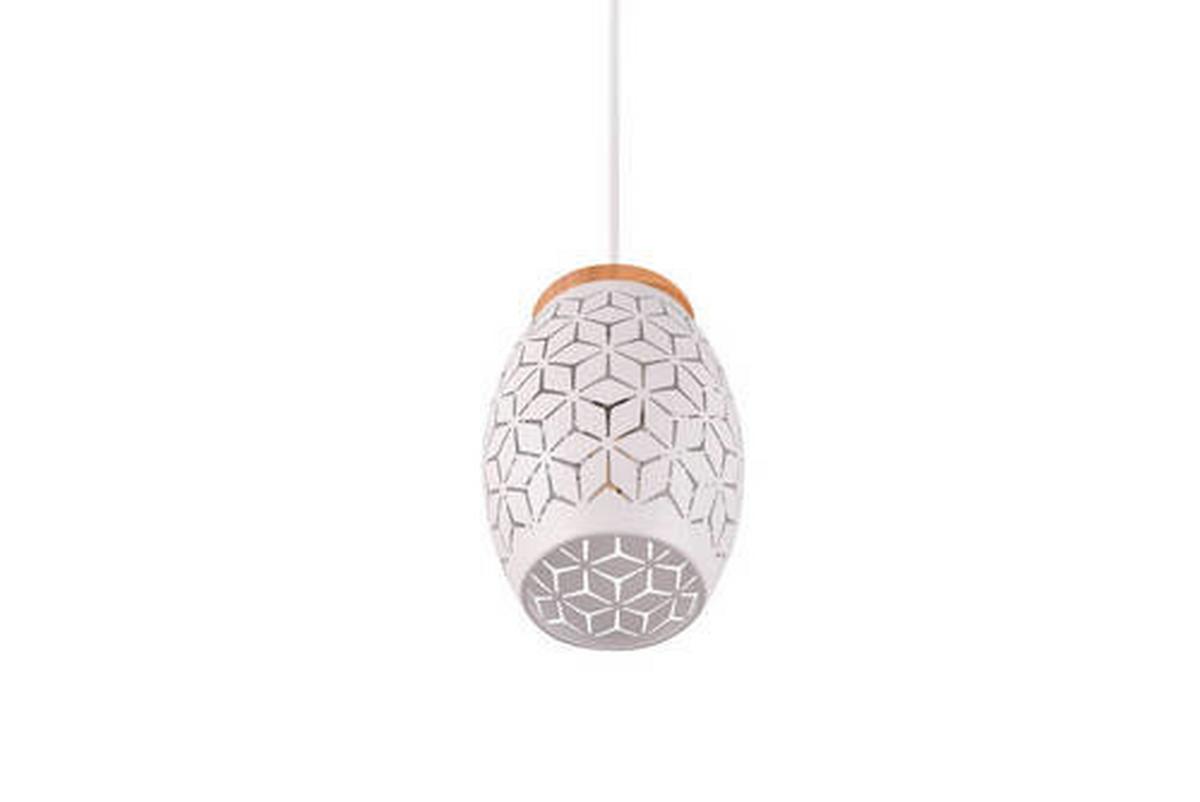 Hängeleuchte R31571031 Bidar - Weiß, KONVENTIONELL, Metall (15/150cm)