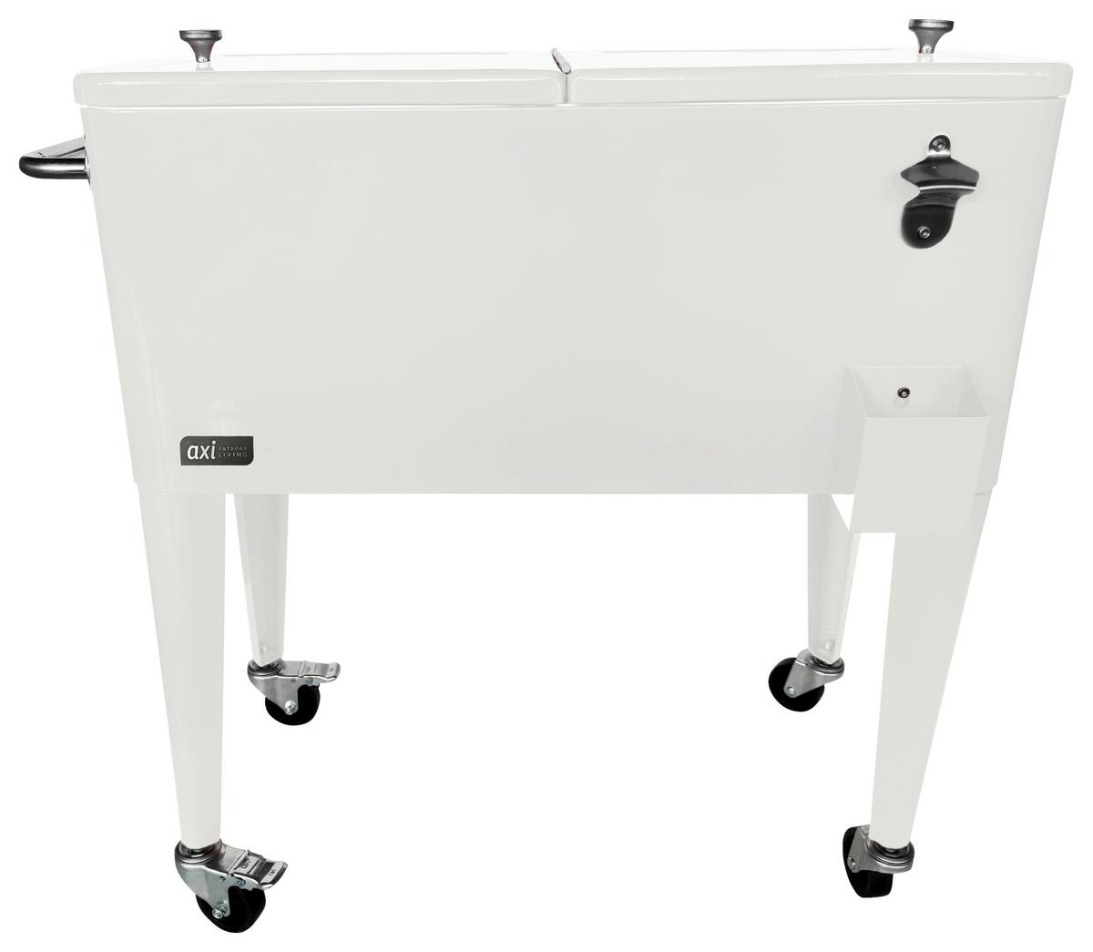 Kühlbox A065.001.04 - Weiß, KONVENTIONELL, Kunststoff/Metall (43/89/92cm) - Ambia Garden