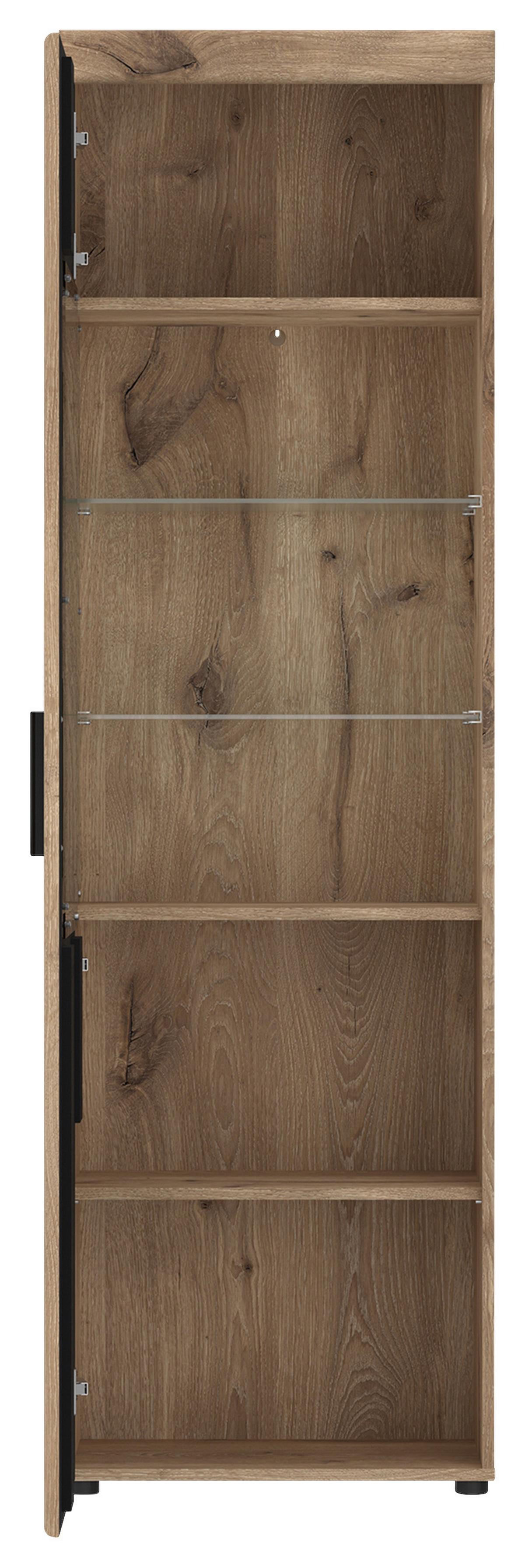 Wohnwand Grano Eichefarben B: 345 cm - Trend (345/195/40,9cm)