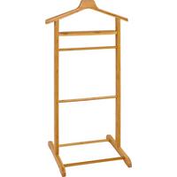 Herrendiener B: 48 Cm Mit Hosenbügel Holz Naturfarben - Naturfarben, KONVENTIONELL, Holz (48/97/36cm)