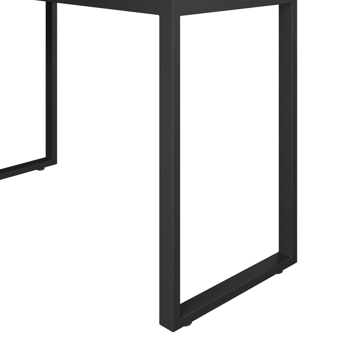 TERASOVÁ SEDACIA SÚPRAVA VALENTINA - čierna/sivá, Modern, kov/textil - Bessagi Garden