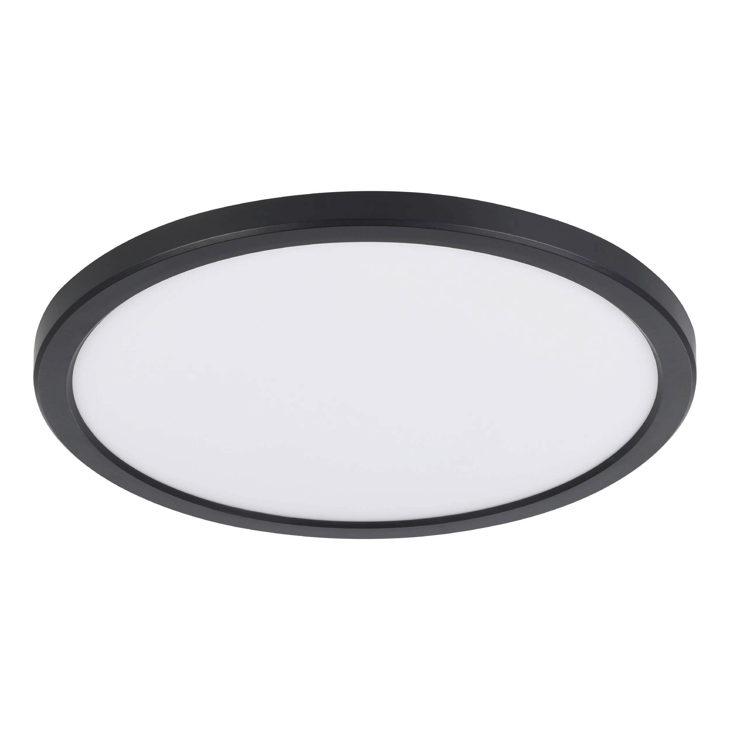Led-deckenleuchte 31925_campaspero 2 - Schwarz/Weiß, KONVENTIONELL, Kunststoff (29,5/2,5cm) - Eglo
