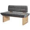 Sitzbank Beluna Ii - Eichefarben/Hellgrau, KONVENTIONELL, Holzwerkstoff/Textil (120/87/67cm) - James Wood