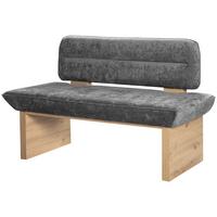 Sitzbank Beluna Ii - Eichefarben/Hellgrau, KONVENTIONELL, Holzwerkstoff/Textil (120/87/67cm) - James Wood
