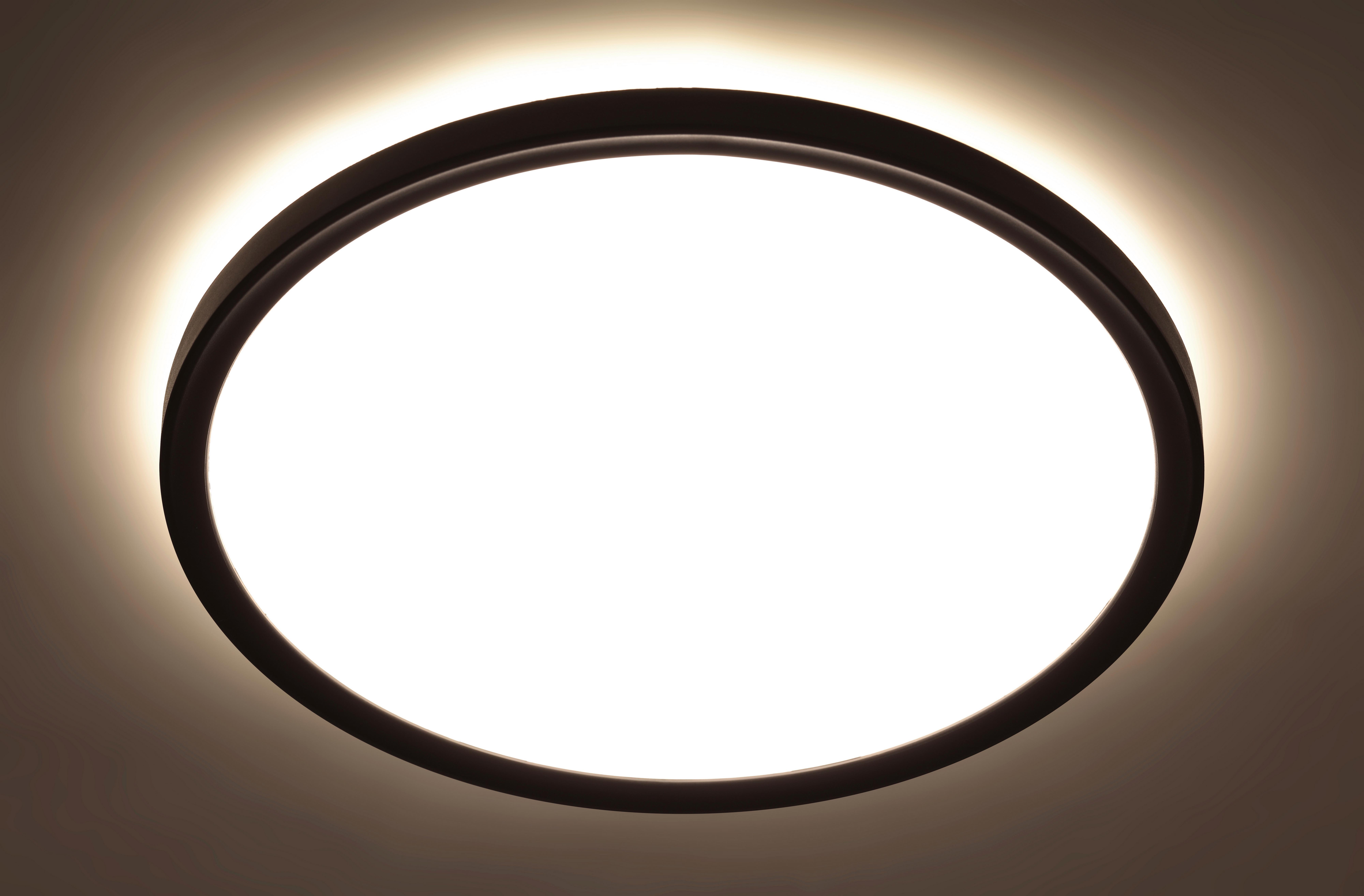 STROPNÉ LED SVIETIDLO TIR - čierna, Modern, plast (29,3/2,8cm) - Mömax