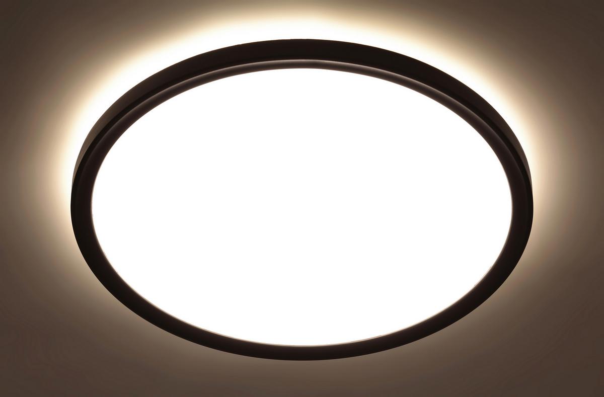 STROPNÍ LED SVÍTIDLO TIR - černá, Moderní, plast (24/2,8cm) - Mömax