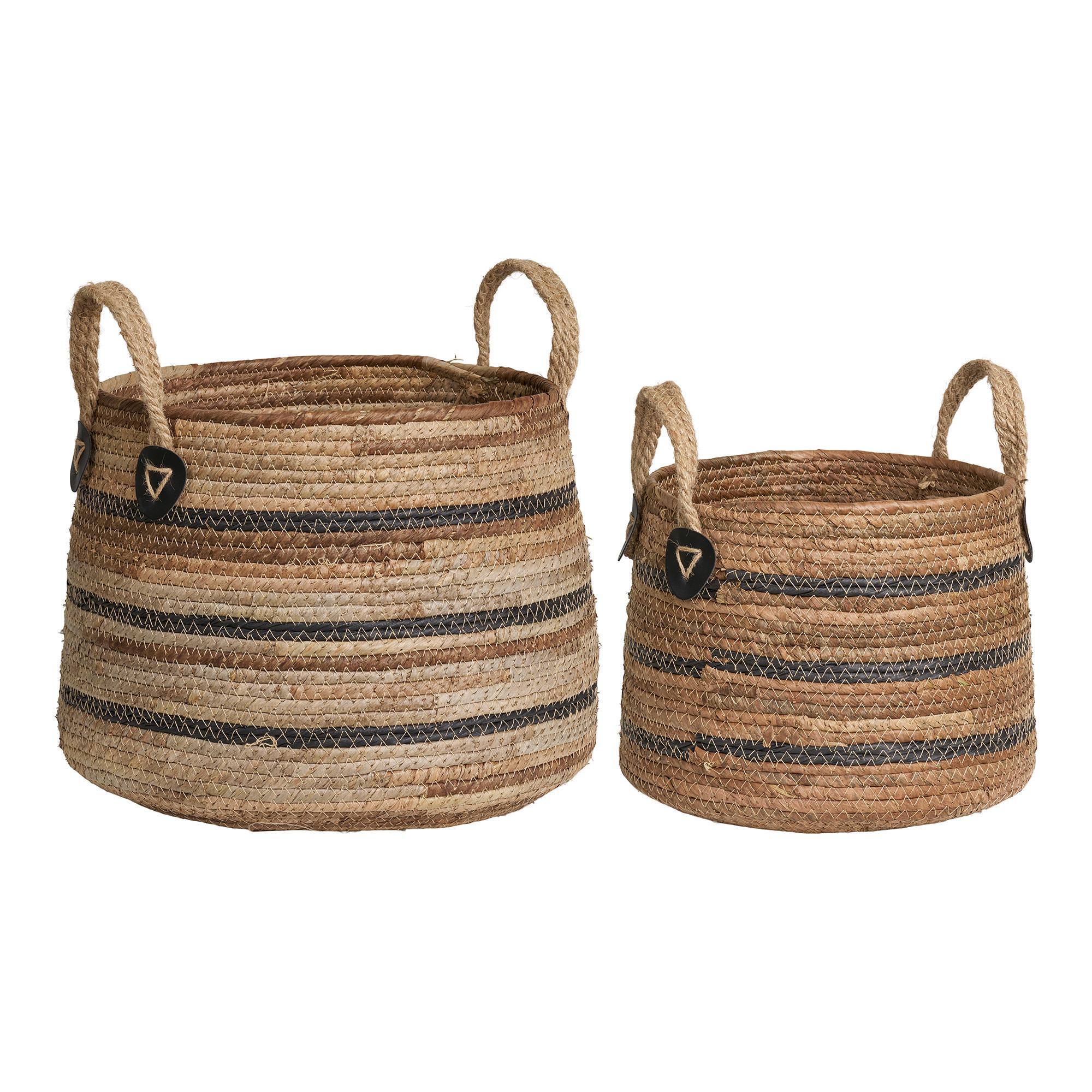 KORBSET Erba Braun - Braun, Design, Naturmaterialien