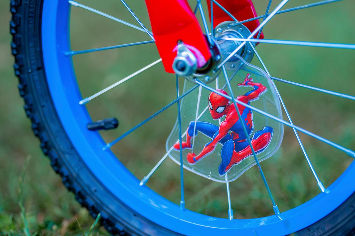 Kinderfahrrad Huffy Spider-Man 16in Bike - Blau/Rot, Basics, Metall (54/86/112cm)