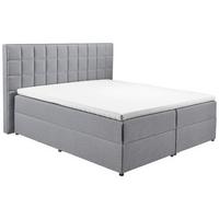 Boxspring postel ALASKA 180x200 cm šedá - šedá, Basics, kompozitní dřevo/textil (180/200cm) - MID.YOU