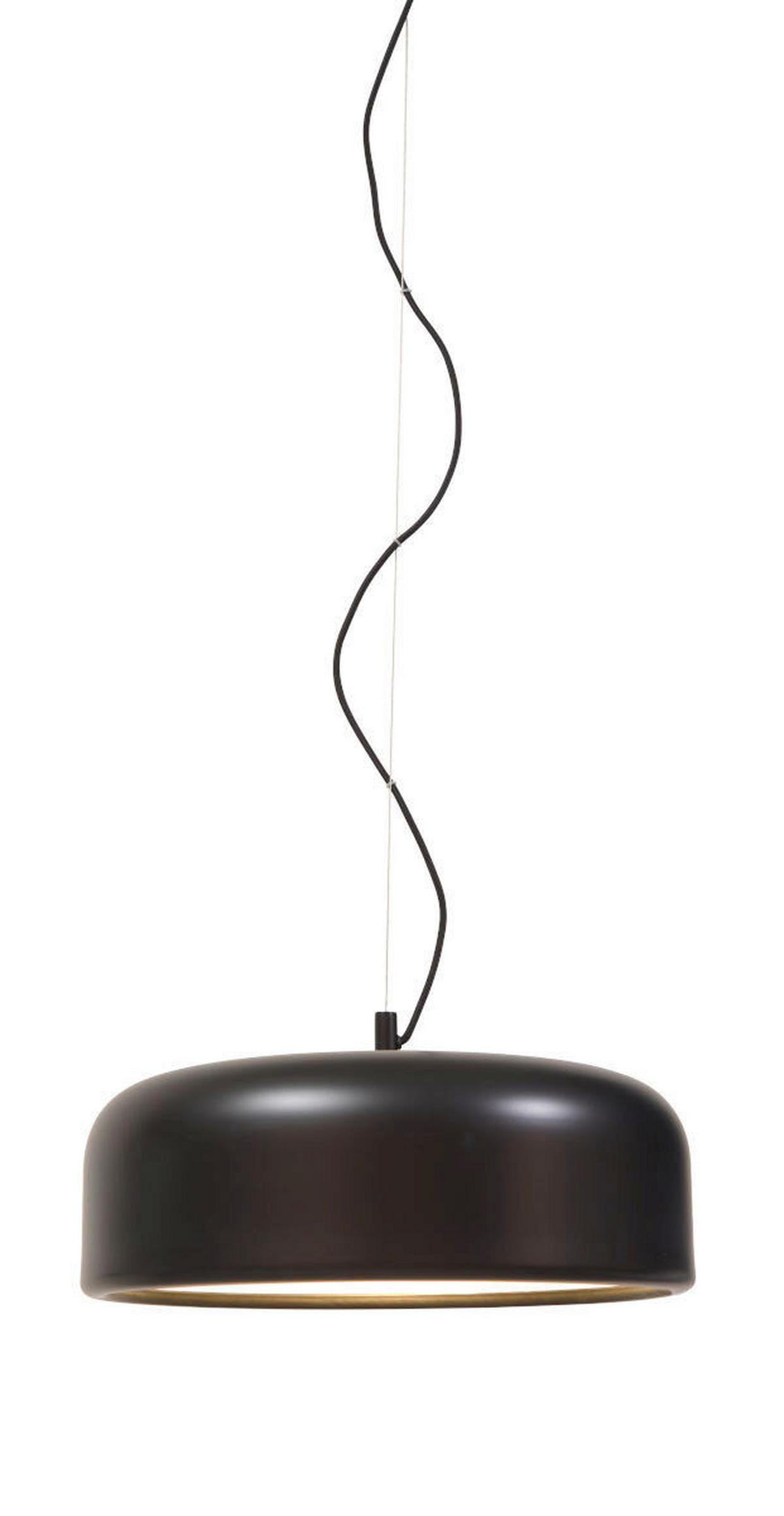 Hängeleuchte Marseille H: 176 cm höhenverstellbar - Schwarz, Design, Metall (47/176/23cm) - It's about Romi