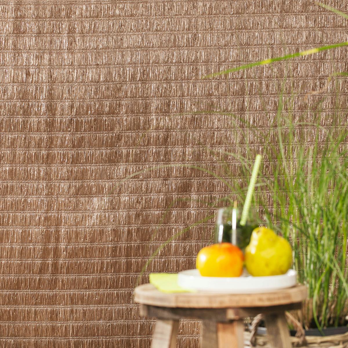 Sichtschutz Raffia Braun 90x300 Cm - Braun, Basics, Kunststoff (90/300cm)