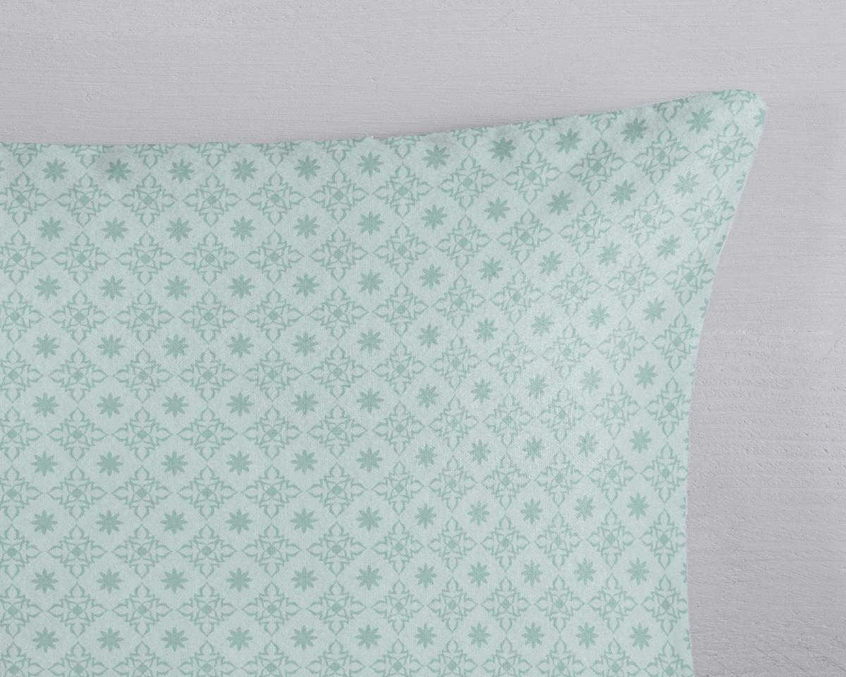 BETTWÄSCHE ISELIN - Salbeigrün/Hellgrün, Basics, Textil (140/200cm)