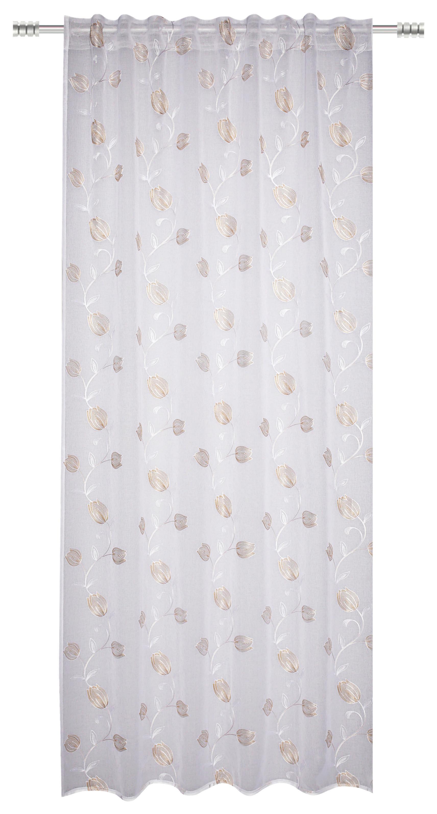 FERTIGVORHANG JAYCE - Naturfarben, ROMANTIK / LANDHAUS, Textil (140/245cm) - James Wood