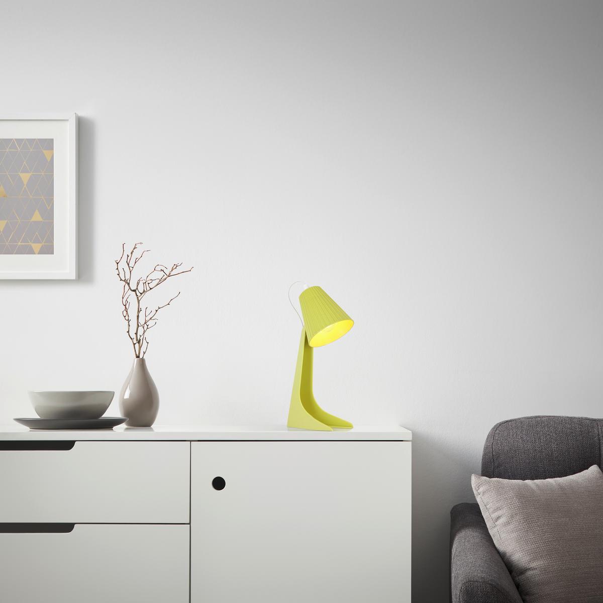 Stolní svítidlo BUNTI - světle zelená, Romantický / Rustikální, plast (15,6/34,3cm) - Modern Living