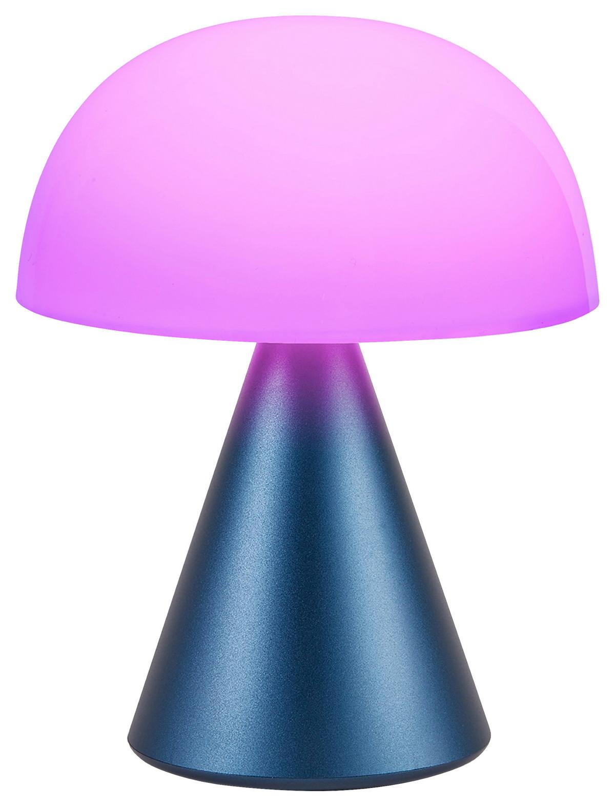 Akku-tischleuchte Lexon Mina L - Dunkelblau, Design, Kunststoff/Metall (14/17/14cm)