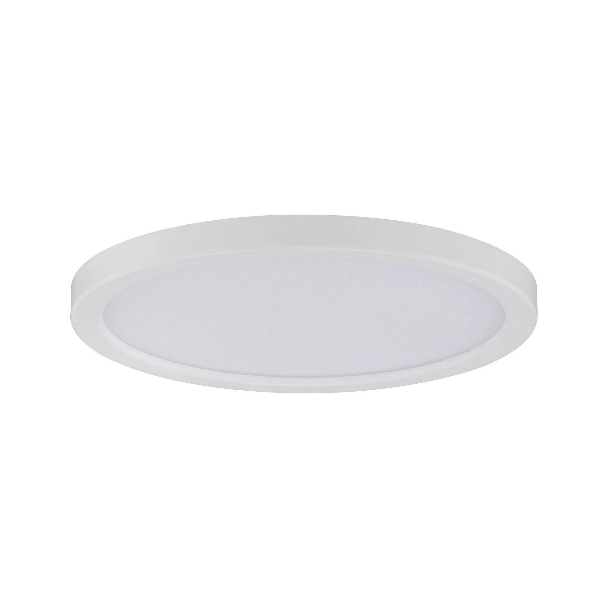 LED-Deckenleuchte Ø 12 cm Weiß Matt Rund - Weiß, Basics, Kunststoff (12cm) - Paulmann
