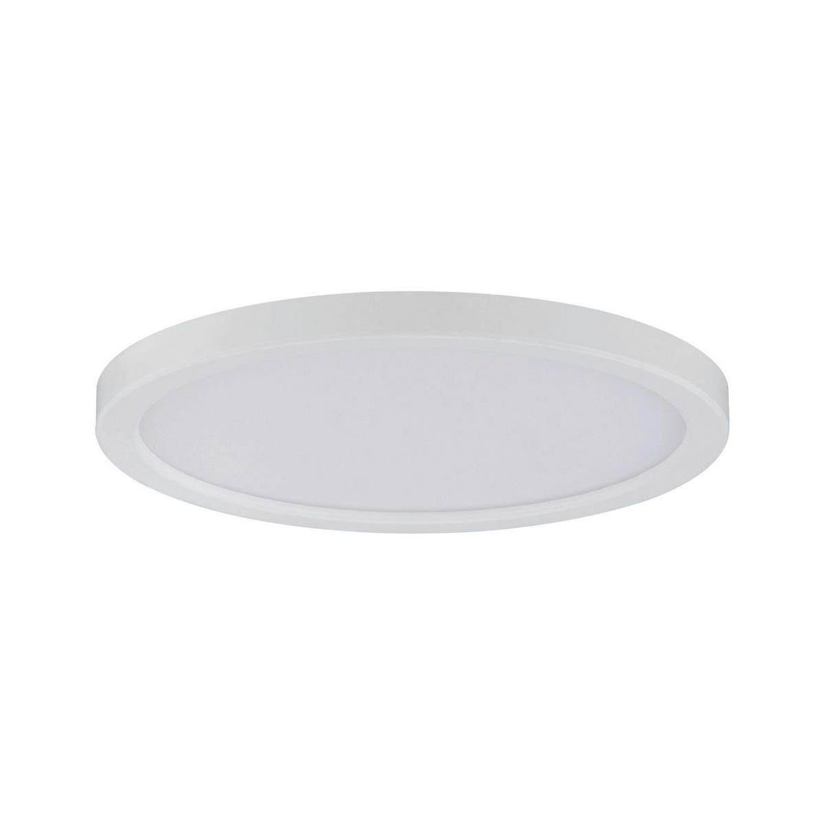 LED-Deckenleuchte Ø 12 cm Weiß Matt Rund - Weiß, Basics, Kunststoff (12cm) - Paulmann