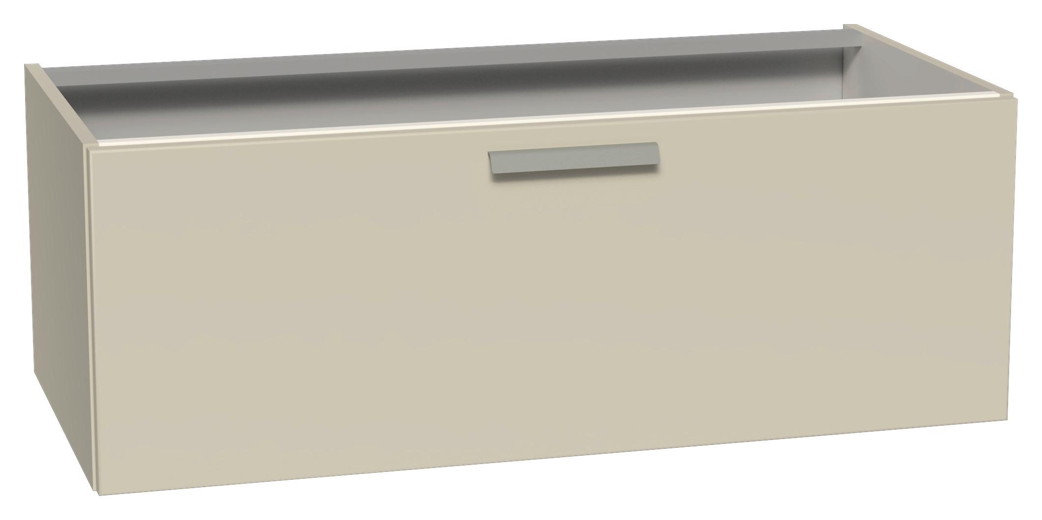 Waschtischunterschrank Sandfarben, B: 100 cm - Sandfarben, MODERN, Holzwerkstoff (100/36/49cm) - Vertico