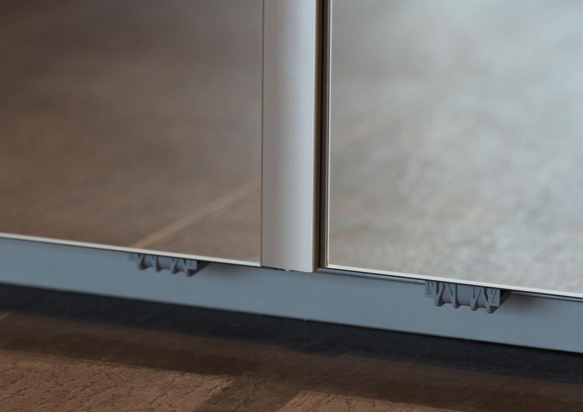 Schwebetürenschrank Altera Eiche Artisan Dekor B: 226 cm - Klar/Eiche Artisan, MODERN, Holzwerkstoff (226/211/62cm) - Rauch Möbel
