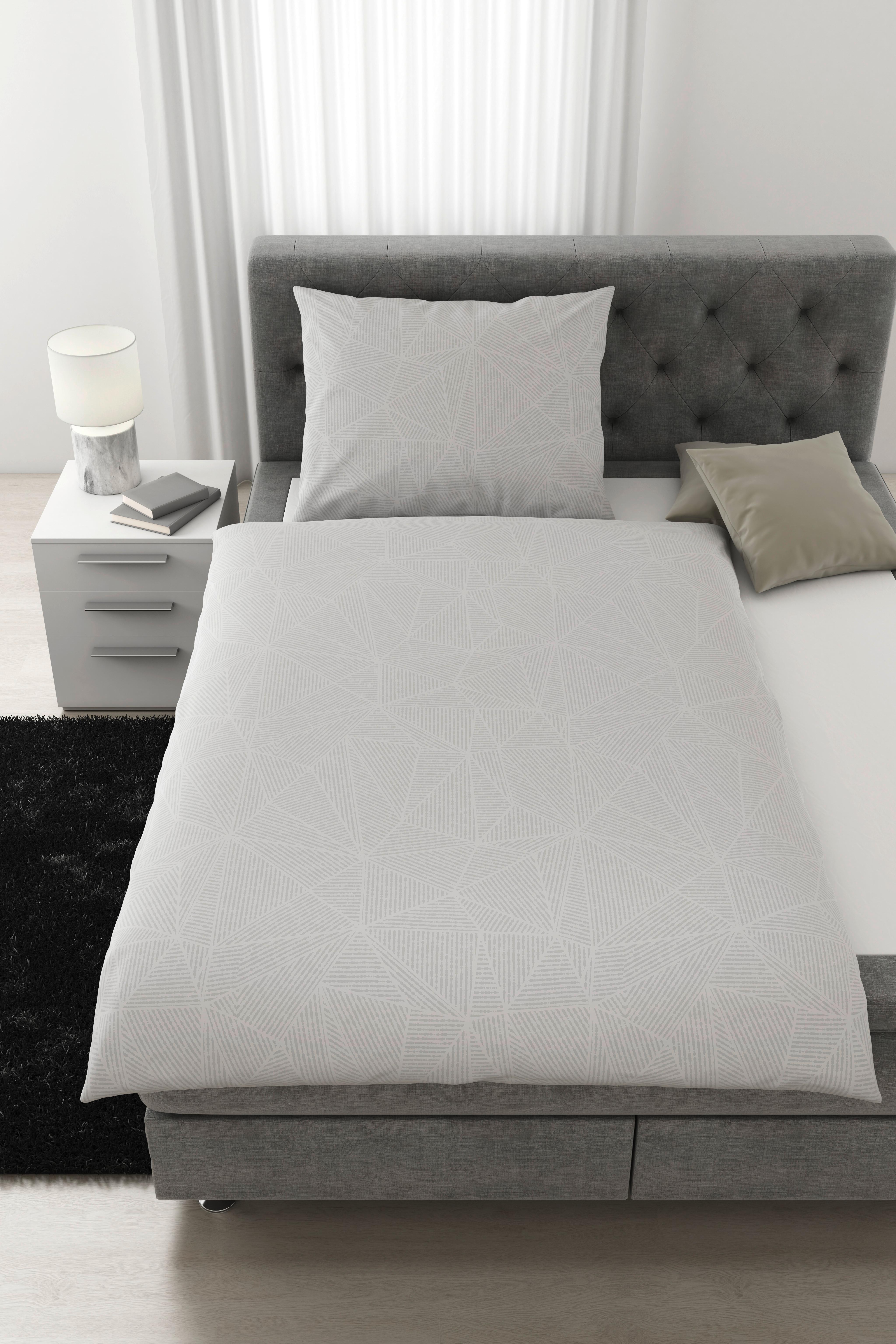 POVLEČENÍ Alex Design, 140/200cm - platinová, Moderní, textil (140/200cm) - Premium Living