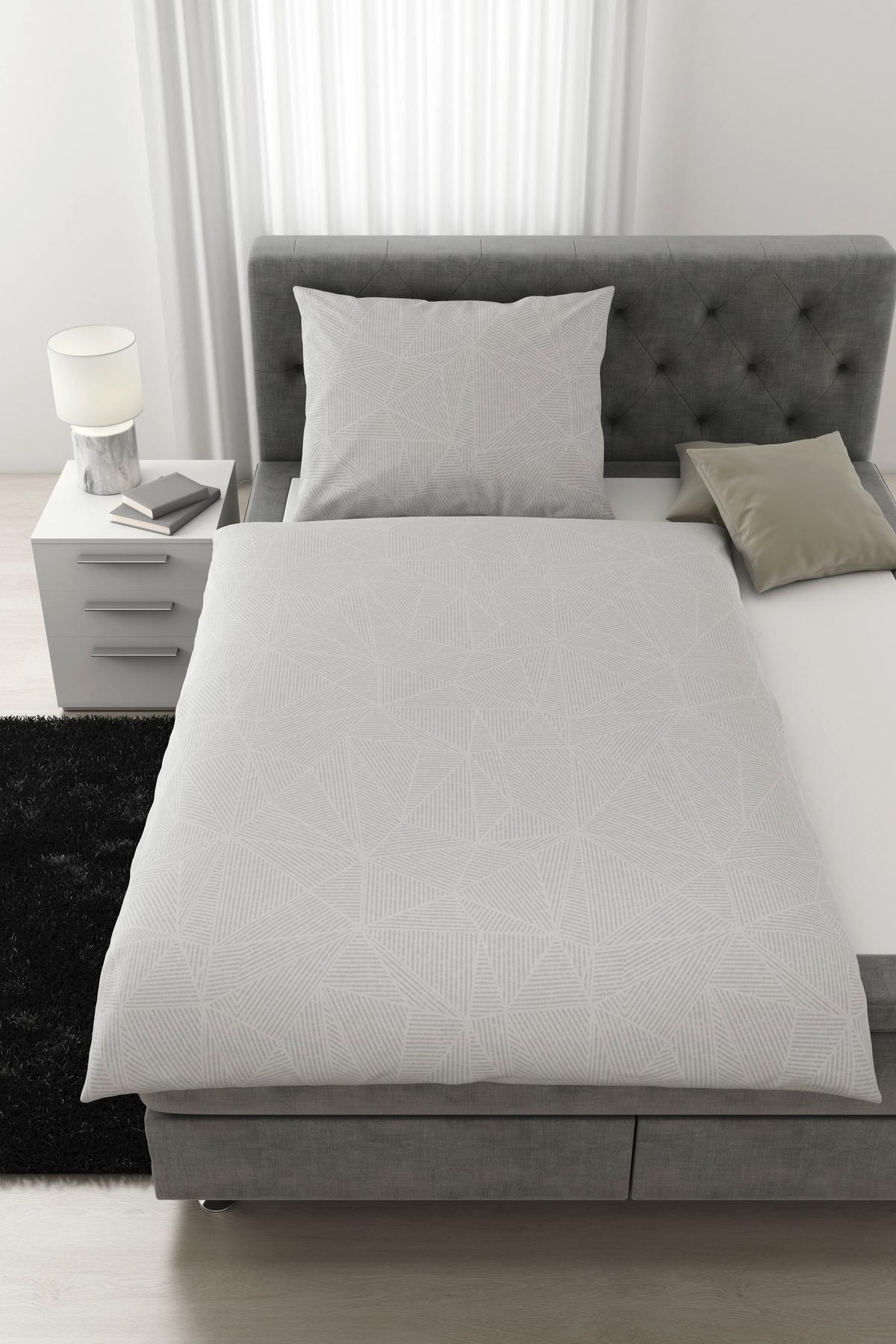 POVLEČENÍ Alex Design, 140/200cm - platinová, Moderní, textil (140/200cm) - Premium Living