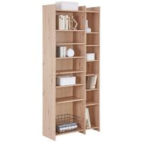 REGÁL LENNY PR 23083-REG/191/80 - čierna/dub artisan, Modern, kompozitné drevo/plast (80/191/31,8cm)