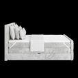 Boxspringbett mit Topper und Bettkasten 180x200 cm Medino - Hellgrau, KONVENTIONELL, Holz/Holzwerkstoff (180/200cm) - Luca Bessoni
