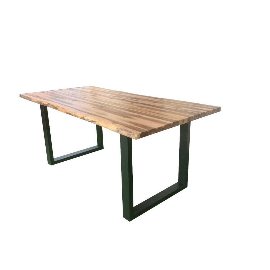 Gartentisch Bern Aus Akazienholz/Metall L: 180 cm