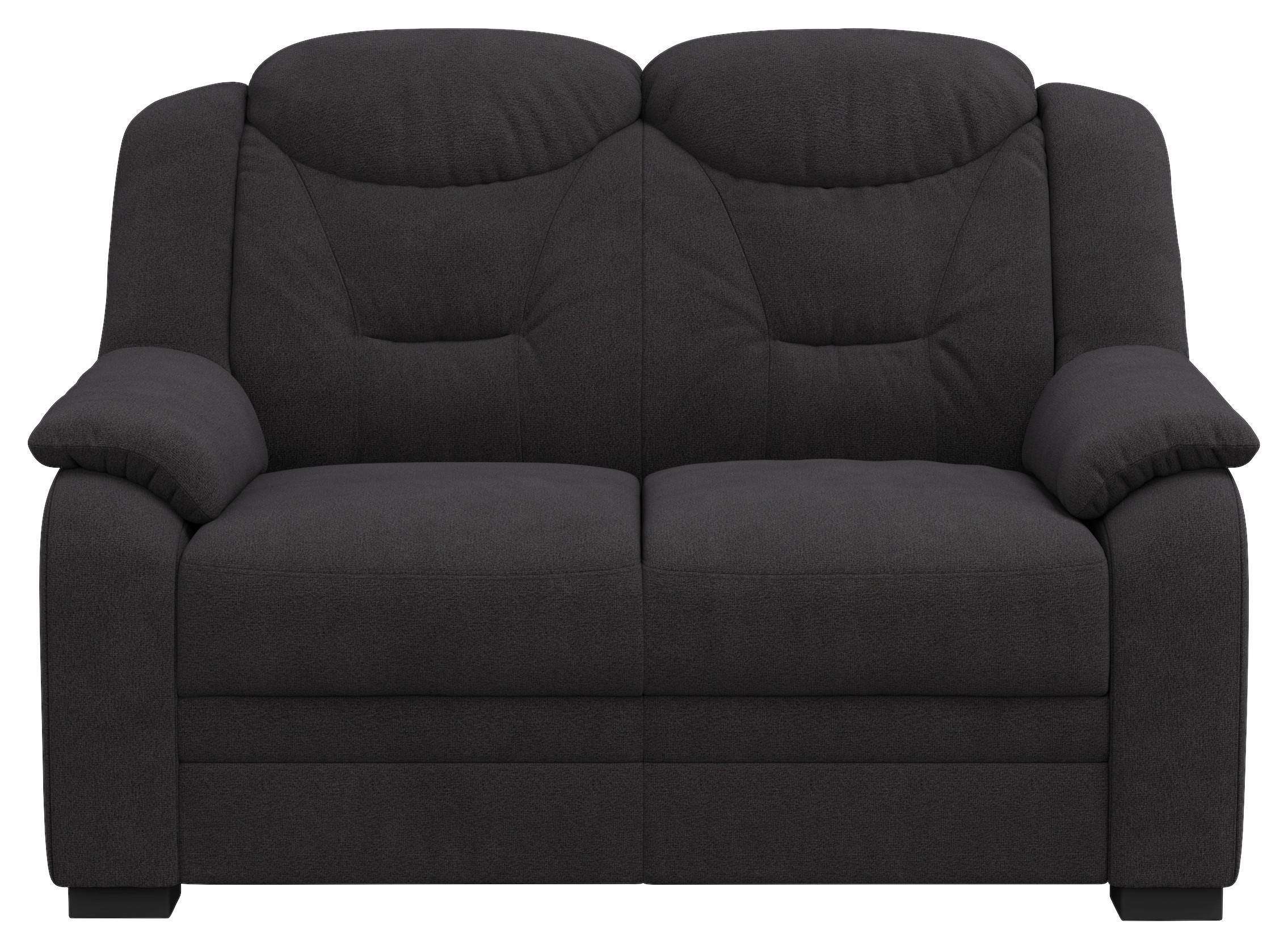 2-Sitzer-Sofa Marcus Schwarz B: 138 cm - Schwarz, Basics, Textil (138/99/99cm) - MID.YOU