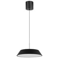 Led-hängeleuchte 3000k, 24w, 2900lm - Schwarz/Weiß, Basics, Kunststoff/Metall (40/180cm) - Globo