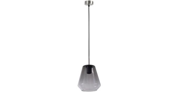 Hängeleuchte Bridget H: 180 cm 1-Flammig, Rauchglas/Eisen - ROMANTIK / LANDHAUS, Glas/Metall (21/180cm) - James Wood