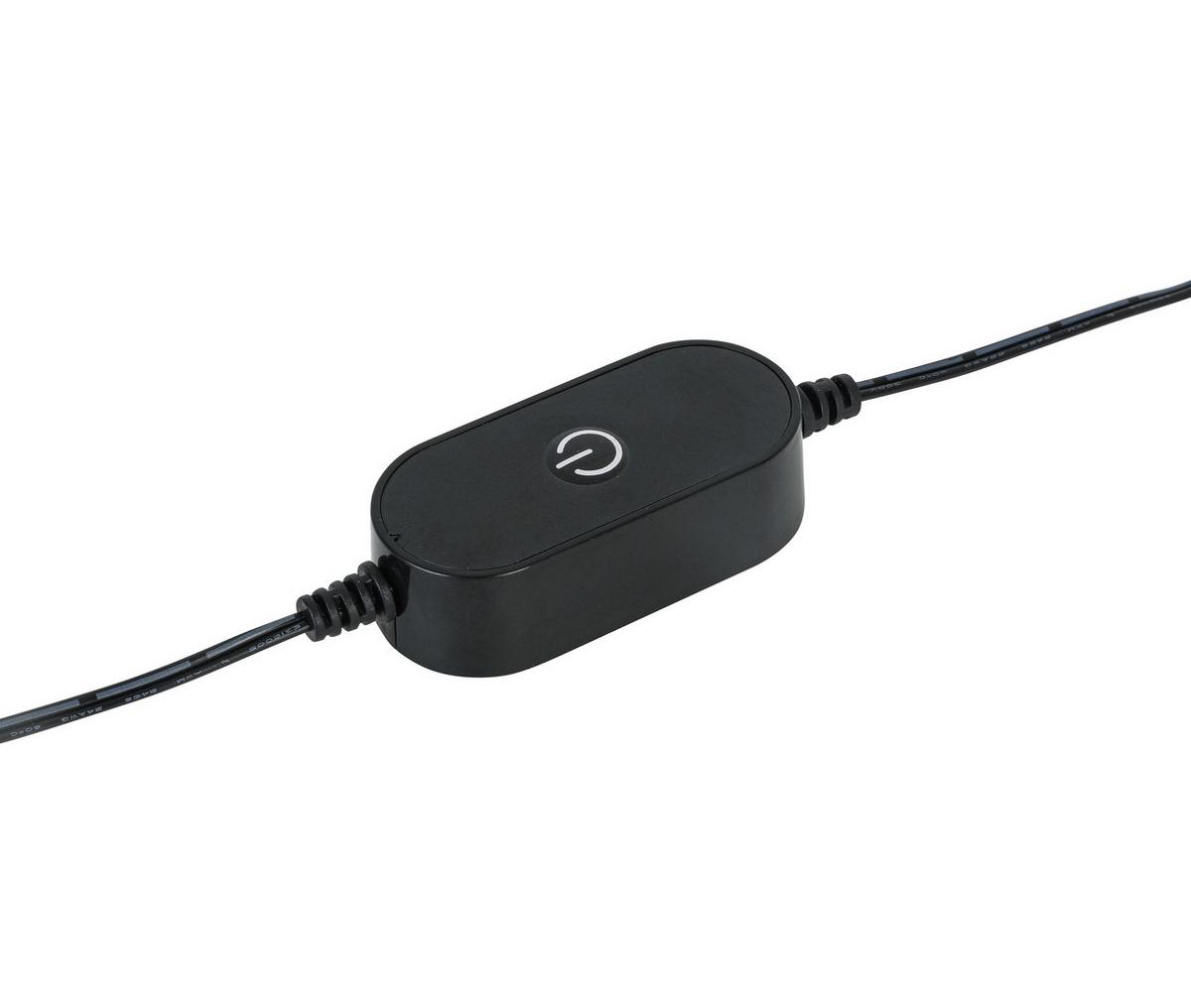 LED SVĚTELNÝ BOX NUMIK - černá, Moderní, plast (50/75/100/1,3/0,7cm) - Mömax