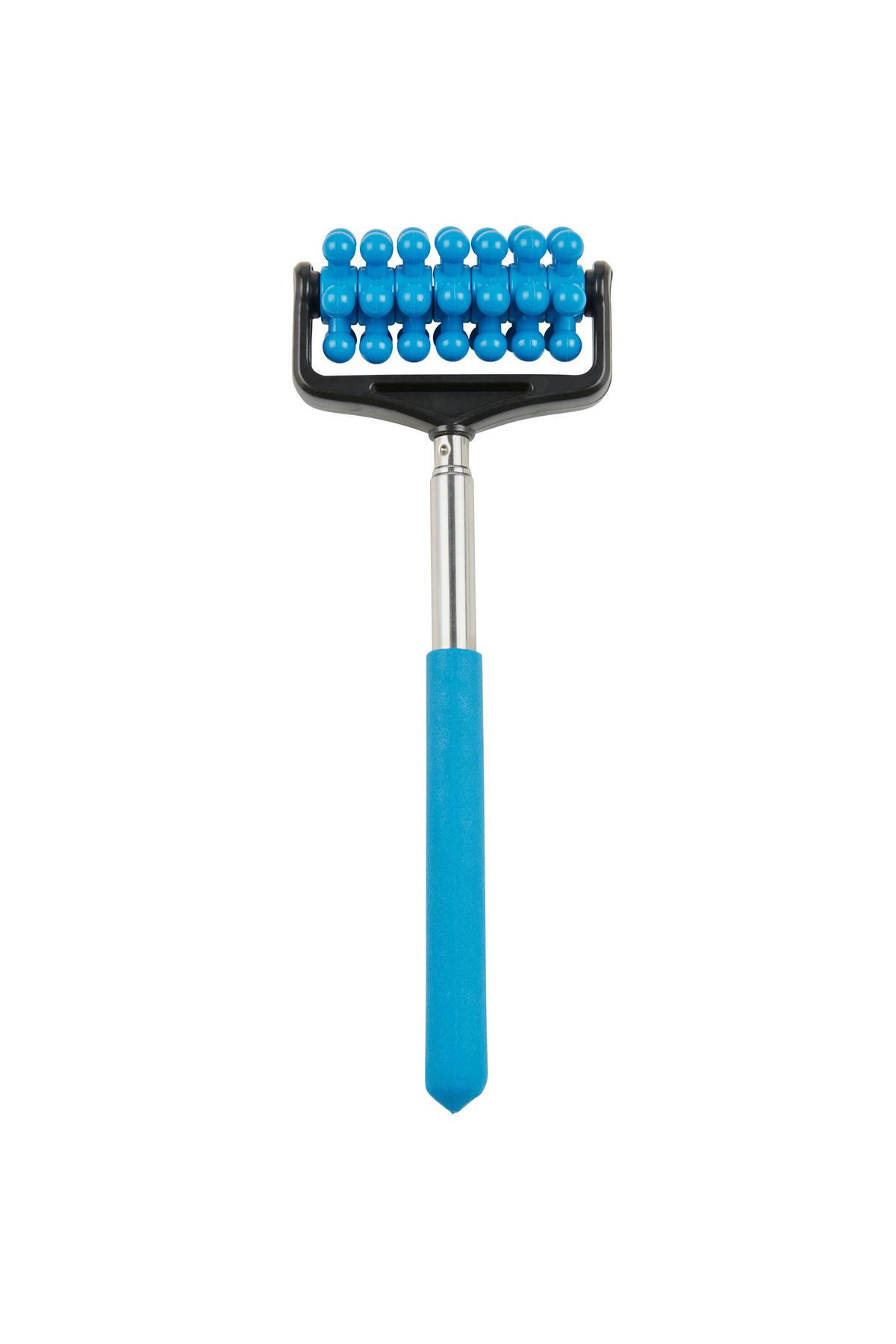 Handmassagegerät Rolando Manuell mit Ergonomischer Form - Blau/Rot, Basics, Kunststoff/Metall (7/20-44cm) - Homezone