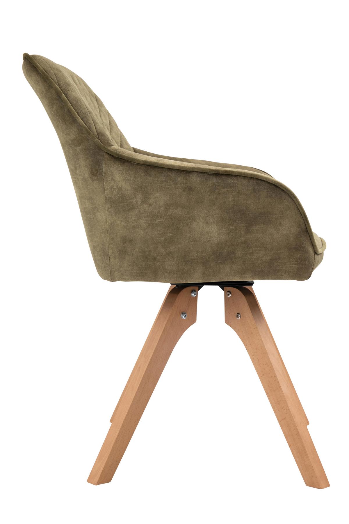 Tischgruppe Grau/Grün B: 180 cm - Naturfarben/Grau, MODERN, Holz/Holzwerkstoff (180/90/76cm) - Livetastic