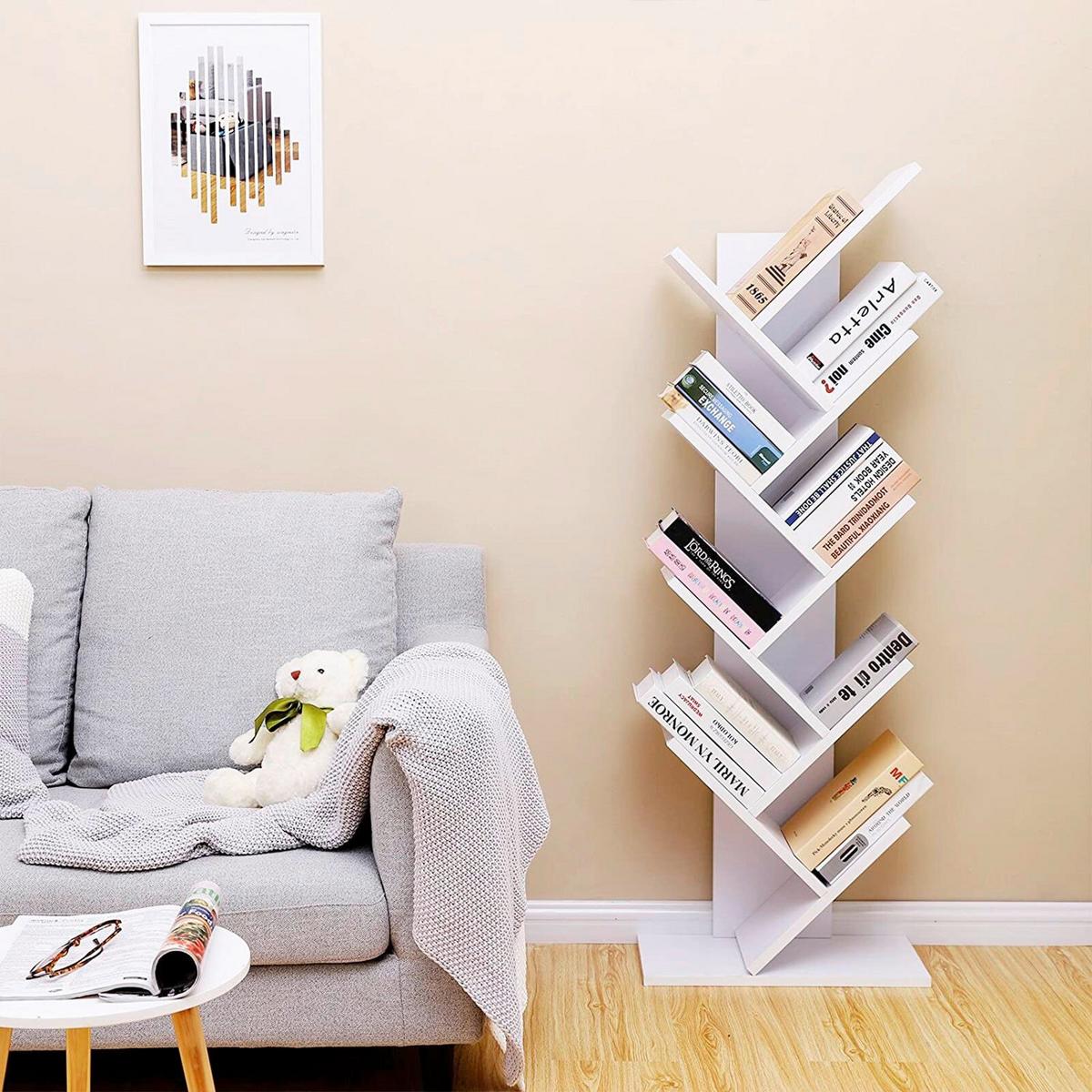 Bücherwand B: 50 cm, Weiß - Weiß, Basics, Holzwerkstoff (50/142/25cm) - Boxxx
