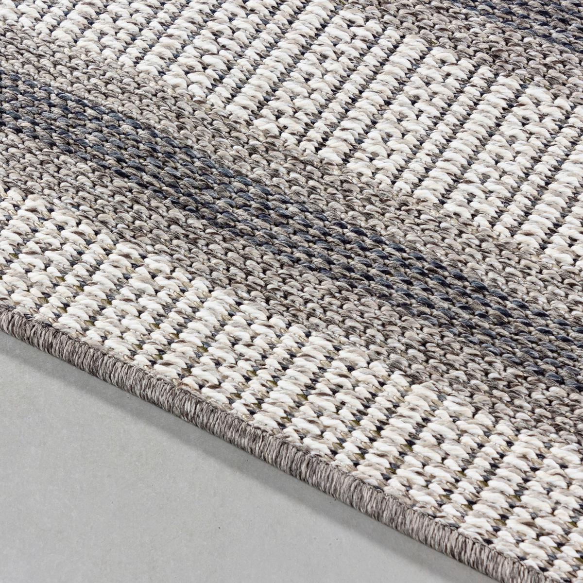 Flachwebteppich Aruba - Creme, Design, Textil (60/100cm)