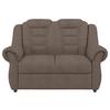 2-sitzer-sofa Boston Taupe Chenille - Taupe/Schwarz, KONVENTIONELL, Textil (145/102/101cm) - Livetastic