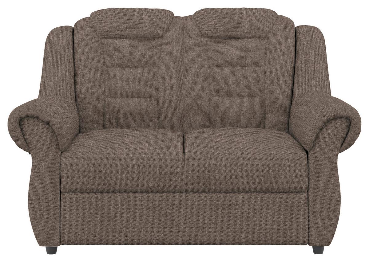 2-sitzer-sofa Boston Taupe Chenille - Taupe/Schwarz, KONVENTIONELL, Textil (145/102/101cm) - Livetastic