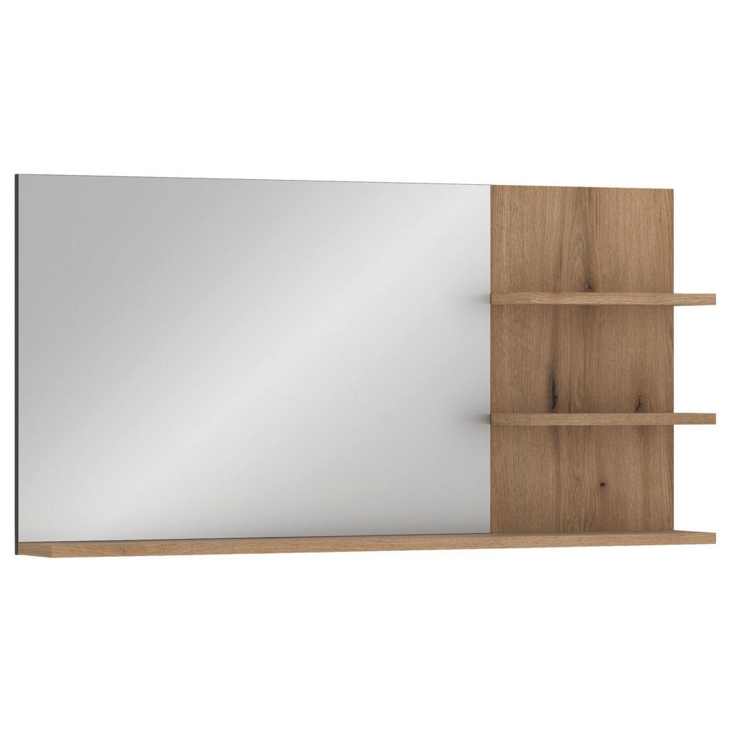 Badezimmerspiegel Cotia BxHxT: 135x70x20 cm, mit Ablagen