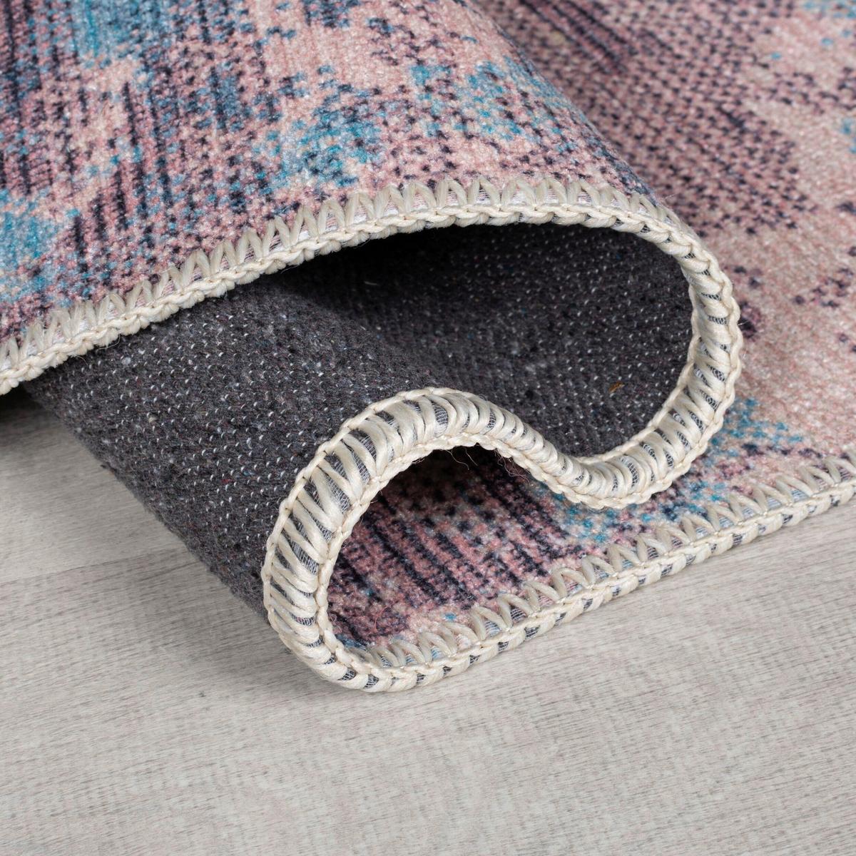 Flachwebteppich Reid Abstract Multi 80x150 - Multicolor, Basics, Textil (80/150cm)