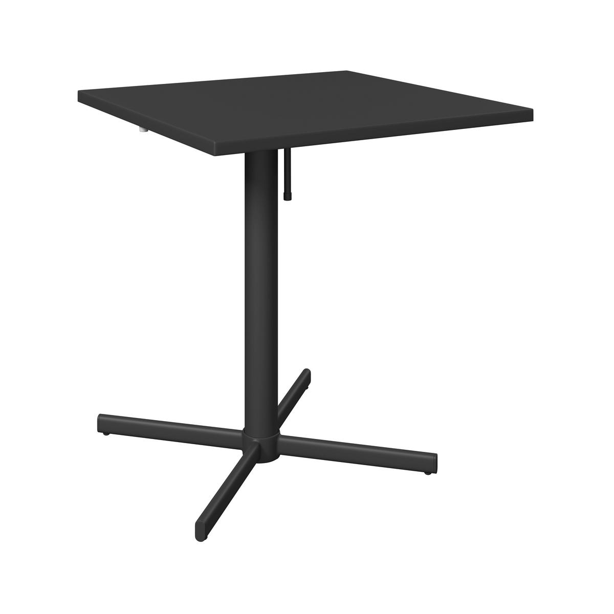 Gartentisch -Klapptisch Rom - Anthrazit, MODERN, Metall (70/72/70cm) - Beldano