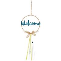 Kranz Floyd - Blau, KONVENTIONELL, Textil/Metall (21/65/1,5cm) - Ondega