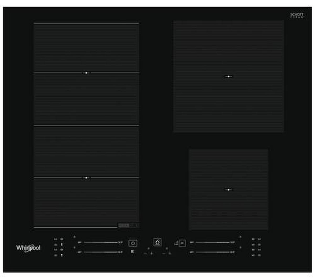 Indukciós Főzőlap Wf S4160 Bf - fekete, Modern, Üveg/fém (59/5,4/51cm) - Whirlpool